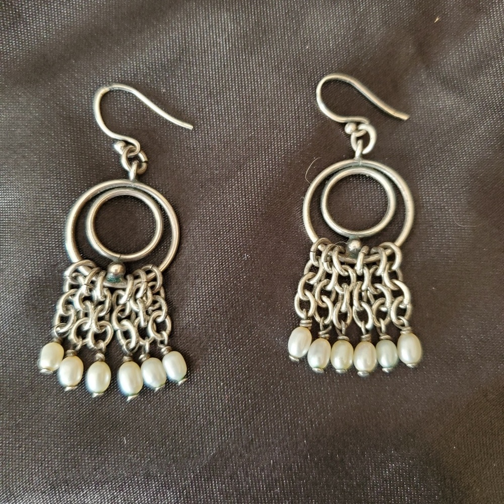 Silpada Pearl Earrings